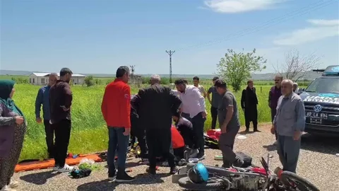 İki Motosikletin Çarpışması Sonucu 2 Yaralı