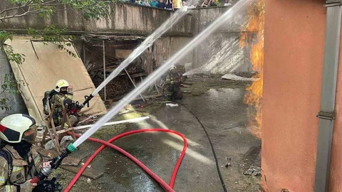 Bursa'da Hastane Yakınında Yangın Paniği