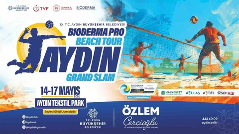Aydın'da Plaj Voleybolu Turnuvası