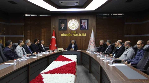 Bingöl'de Deprem Master Planı Toplantısı