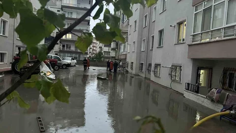 Çankırı'da Su Baskınları Oluştu