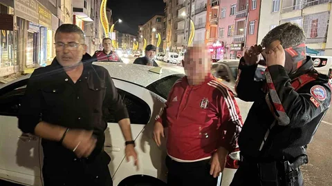 Aksaray'da Alkollü Sürücüyle Polis Arasında Zorlu Anlar