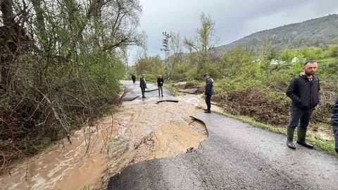 Karabük'te Sel ve Dolu Felaketi