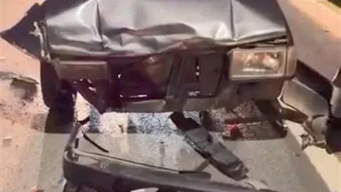 Elazığ'da Trafik Kazası Anı Kamerada