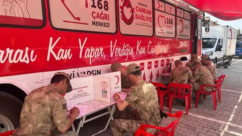 Kilis'te Jandarmadan Kan Bağışı Etkinliği