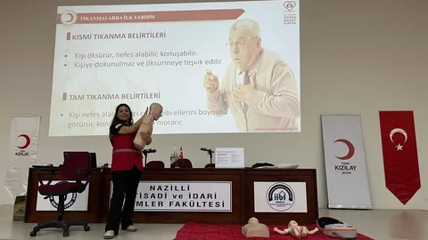 Kızılay Aydın'dan Üniversite Öğrencilerine Eğitim Programı