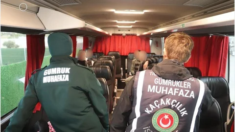 Edirne'de Düzensiz Göçmen Yakalandı