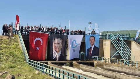 Manyas Barajı'nda Su Verilmeye Başlandı