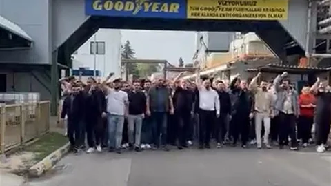 Goodyear Fabrikasında Eylem Gerçekleşti