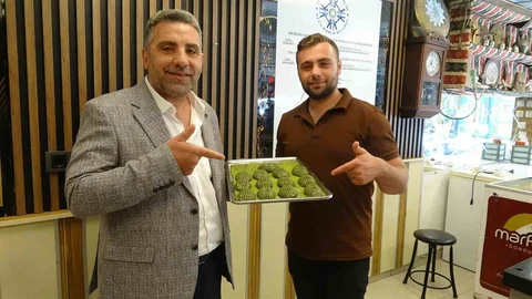 Kilis'te Atom Gerebiç Tatlısına İlgi Artıyor