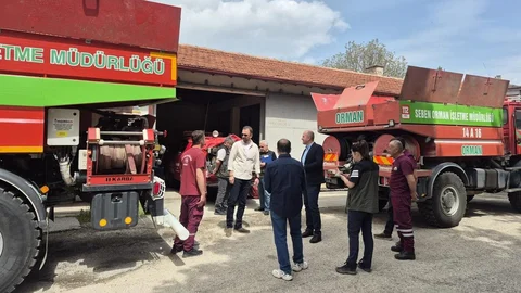 Bolu’da Yangın Söndürme Araçları Denetimden Geçti