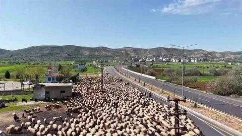 Göçerlerin Zorlu Yolculuğu Batman'da Görüntülendi