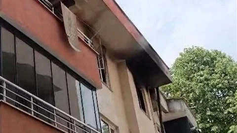 Düzce'de Yangın Paniği