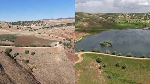 Kırıkkale Bahar Yağmurlarıyla Canlandı