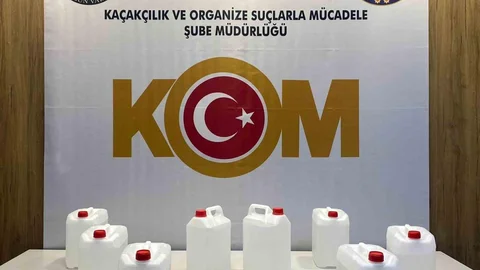 Samsun'da Kaçak Etil Alkol Operasyonu