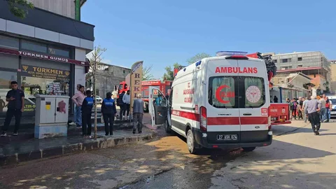 Gaziantep'te Yangın Paniği