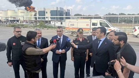 Mersin'deki Yangınla İlgili Açıklama