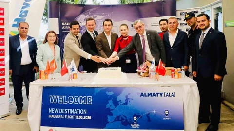 Gazipaşa-Alanya'dan Kazakistan'a Uçuşlar Başladı