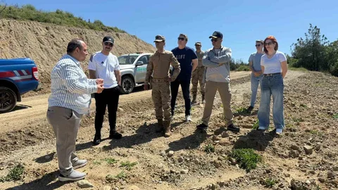 Mustafa Kemal Yürüyüş Yolunda İnceleme Yapıldı