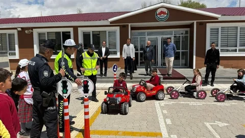Aydıntepe'de Trafik Eğitimi Uygulaması