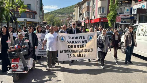 Engelliler Haftası Yürüyüşü Yapıldı