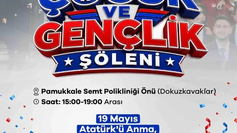 Denizli'de 19 Mayıs Coşkusu