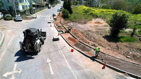 Başiskele'de Kavşak Düzenlemesi Tamamlanıyor