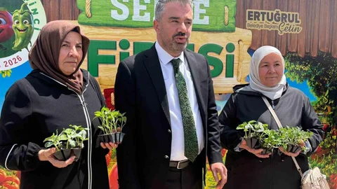 Pursaklar'da Ata Tohumu Dağıtımı