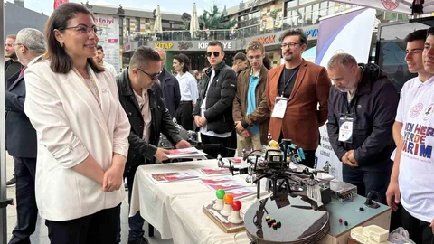 Çorum'da Meslek Lisesi Projeleri Sergilendi