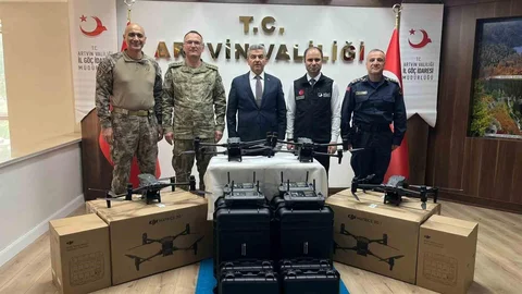 Artvin'de Termal Dron Dönemi Başladı