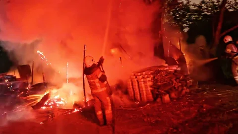 Bursa'da Baraka Yangını