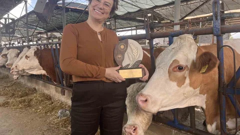 İzmirli Kadın Çiftçi Ödül Aldı