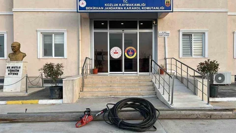 Batman'da Kablo Hırsızları Suçüstü