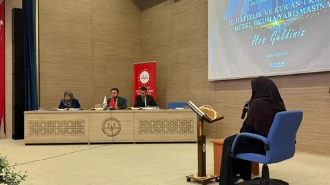 Gaziantep'te Kur'an Yarışması Yapıldı