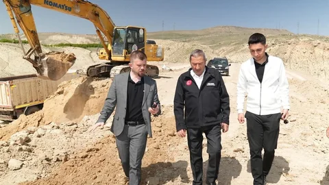 Darende Millet Bahçesi'nde Çalışmalar Devam Ediyor