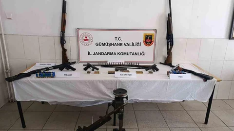 Gümüşhane'de Jandarma Silah Operasyonu