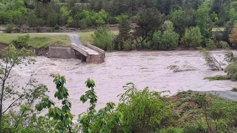 Tokat'ta Köprüde Kayma Olayı Yaşandı