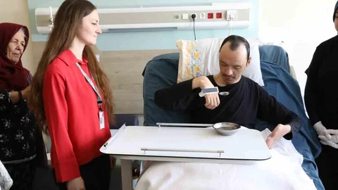 Kütahya'da İş Kazası Sonrası Rehabilitasyon Çalışması