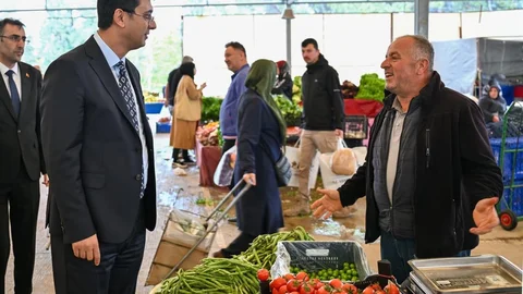 Uşak'ta Pazar Ziyareti Gerçekleşti