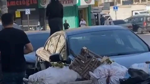 Mardin'de Kadınlar Arasında Kavga Görüntülendi