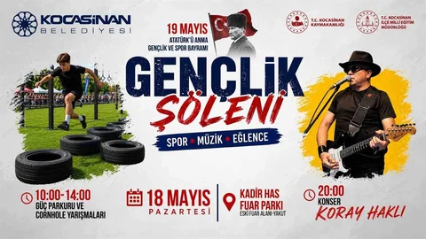Kocasinan'da Gençlik Şöleni Düzenlenecek