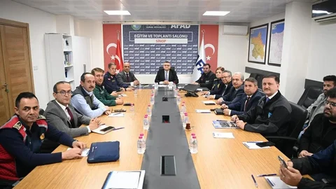 Sinop'ta Afet Hazırlıkları Değerlendirildi