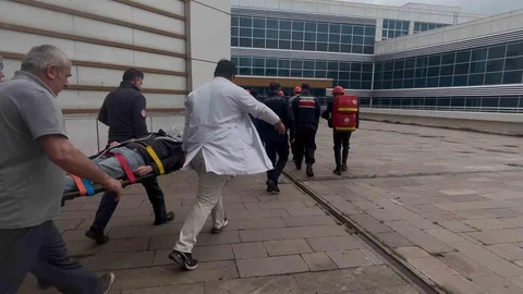 Bafra Devlet Hastanesi'nde Yangın Tatbikatı Yapıldı