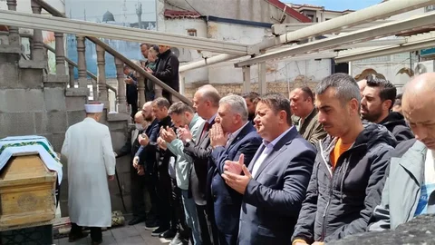 Bartın'da Madenci Uğurlandı