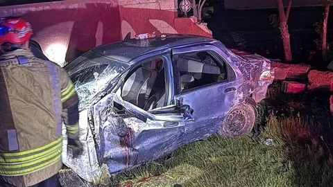Muş'ta Kız Kardeşlerin Kaza Geçirdiği Olay