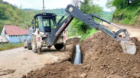 Yığılca Naşlar Köyü'nde Altyapı Çalışmaları Devam Ediyor