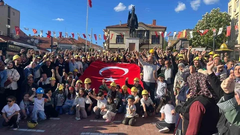 Kütahya'da Maden İşçileri Protesto Düzenledi
