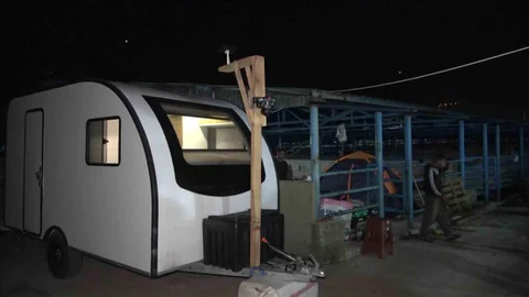 Bursa'da Hayvan Pazarında Kamp Alanı Oluştu