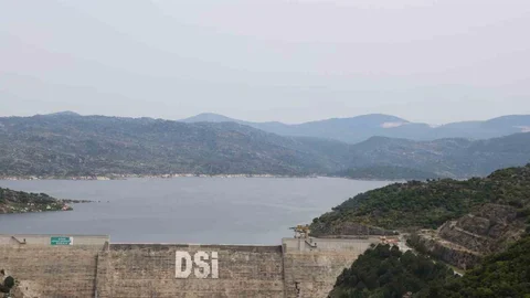 Çine Adnan Menderes Barajı Su Seviyesi Yükseliyor