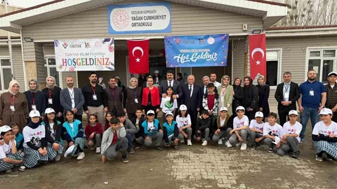 Köprüköy'de Bilim Fuarı Heyecanı